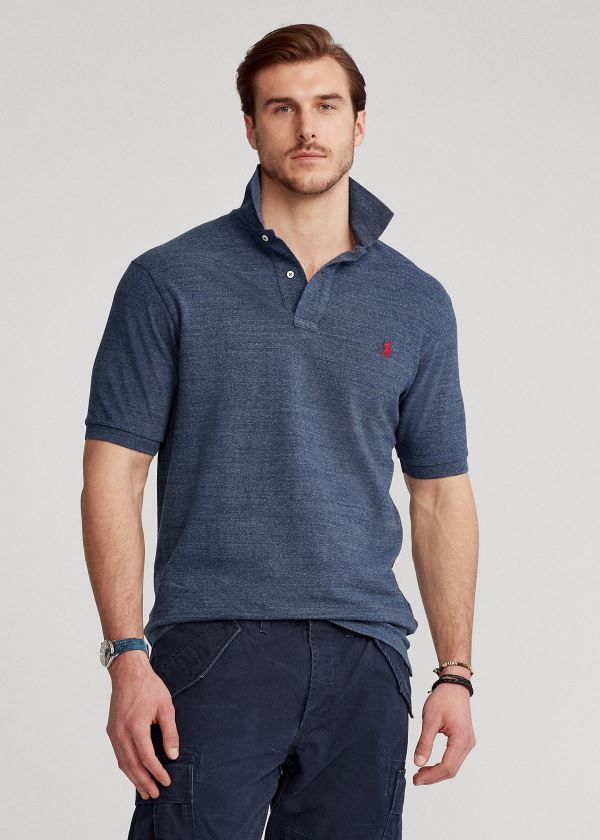 Polo Ralph Lauren Classic Fit Mesh Polo Shirt Herre Danmark (VGLHJ1497)